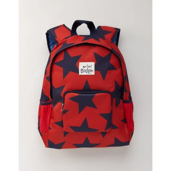 Mini Boden Boys or Girls Rucksack in Red and Blue - Picture 1 of 16